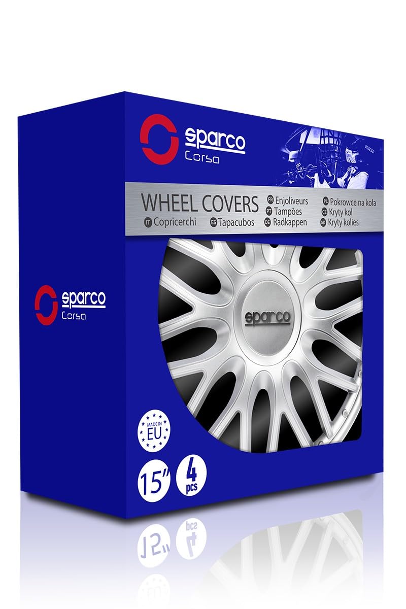 Sparco SPC1596BK Wheel Trims Roma Black, Set of 4, 15 Inches — view 15