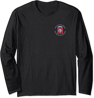 82nd Airborne Division Fort Bragg North Carolina Veteran Long Sleeve T-Shirt