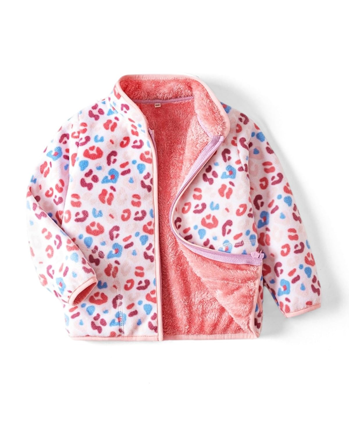 JiAmy Fleece Kids Jacket, Boys Girls Fleece Full Zip Autumn