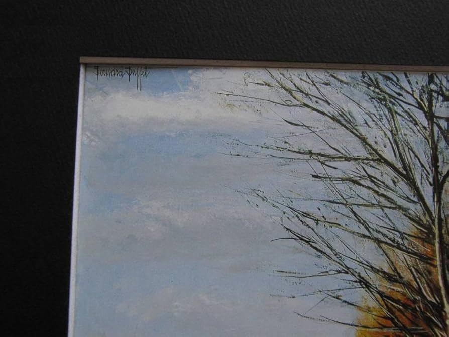 Amazon.co.jp: ベルナールビュッフェ「Environs de Cher」画集の額装画