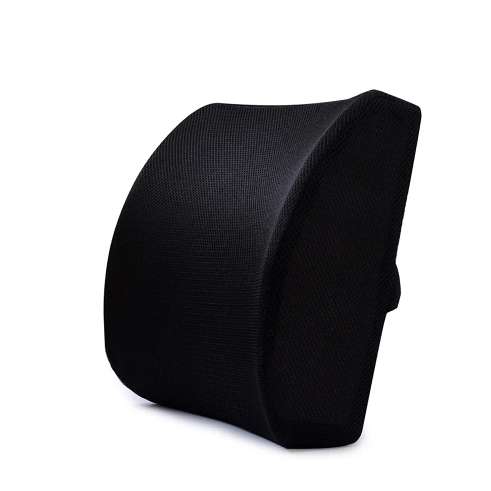 Rynzo scar seat cushion Car Lumbar Support Cushion Memory Foam Waist Pillow Auto Seat Back(Black)