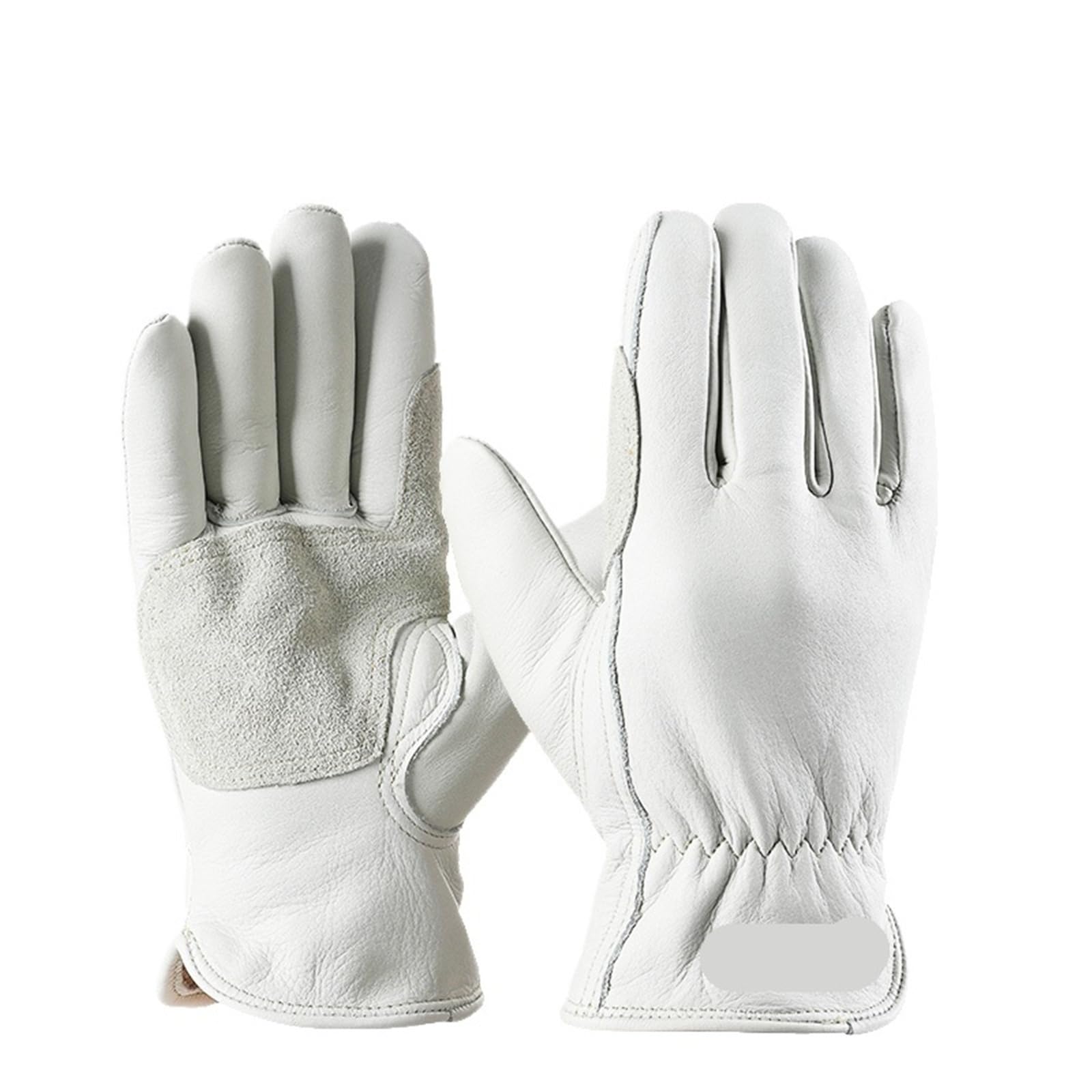 Générique Gants de travail d'hiver en cuir de vachette for hommes - Gants de protection résistants for les travaux par temps froid(A9,XXL)