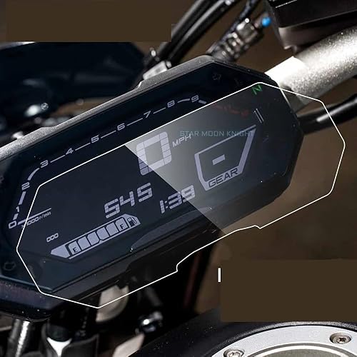 Miniatura 2 de Motobikes Screen Protector Motorcycle Scratch Cluster Screen Dashboard Protection Instrument Film For Yam&aha MT-07 MT07 FZ-07 FZ07 MT FZ 07 2021 -