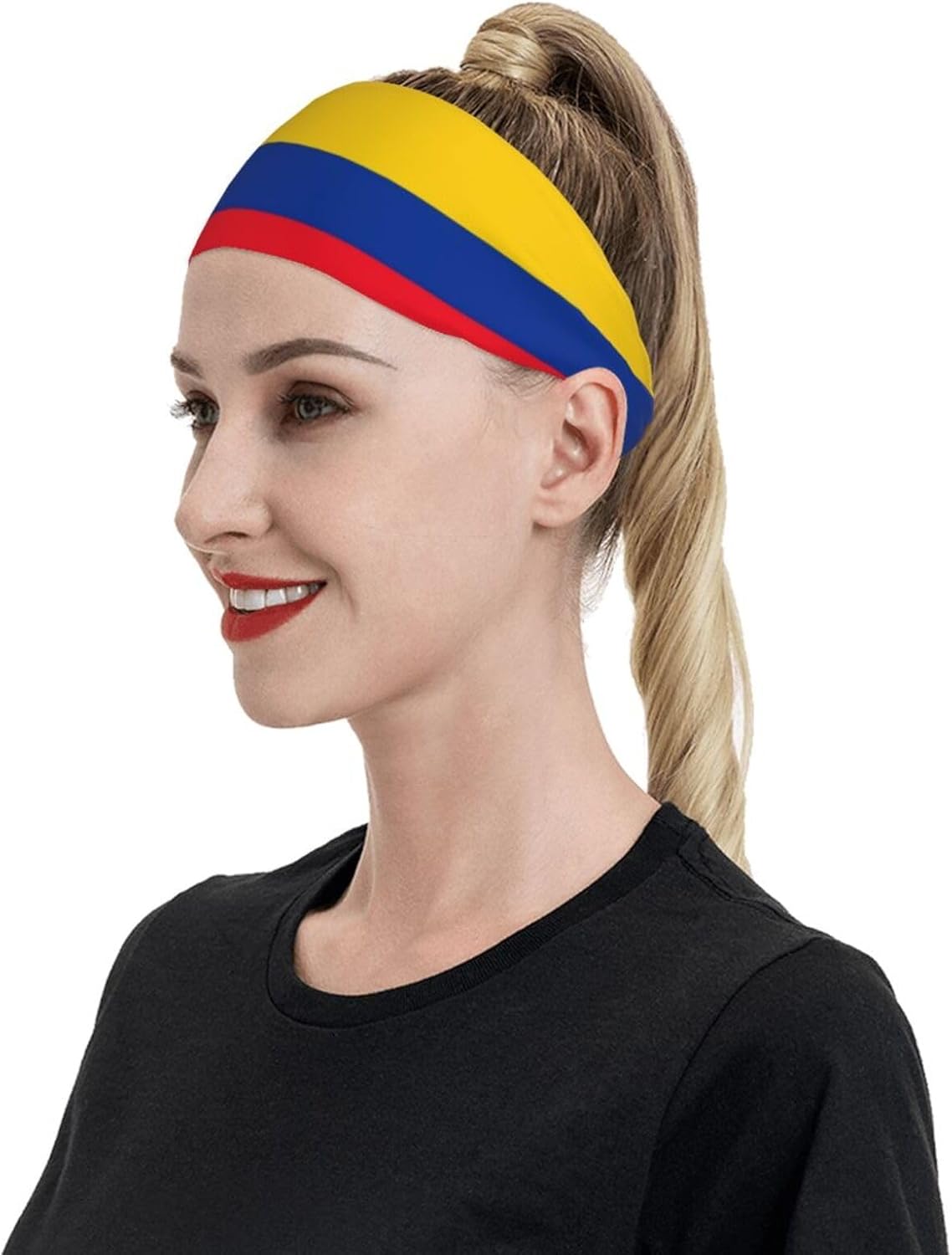Cute Flag Headbands Women Men Flag Sweatband Sports Headband for Running, Cycling, Yoga Gym, Working Out - Image 8