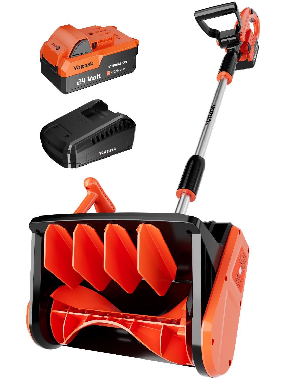 Amazon.com : VOLTASK Cordless Snow Shovel, 24V | 13-Inch | 4-Ah