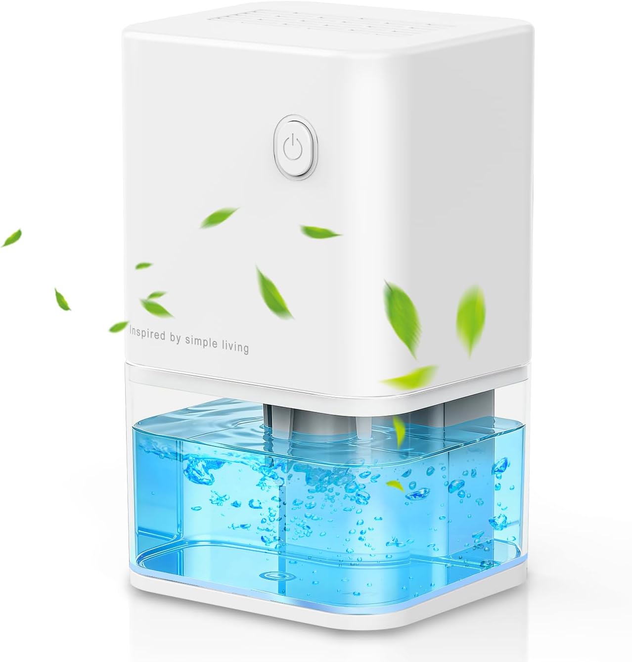 Deshumidificateur d Air Anti Moisissure 500ML, Éco Electrique Déshumidificateurs Maison Compact, Silencieux et Efficace avec Arrêt Automatique pour Petits Espaces, Chambre, Salle de Bain, Placard — vue 2
