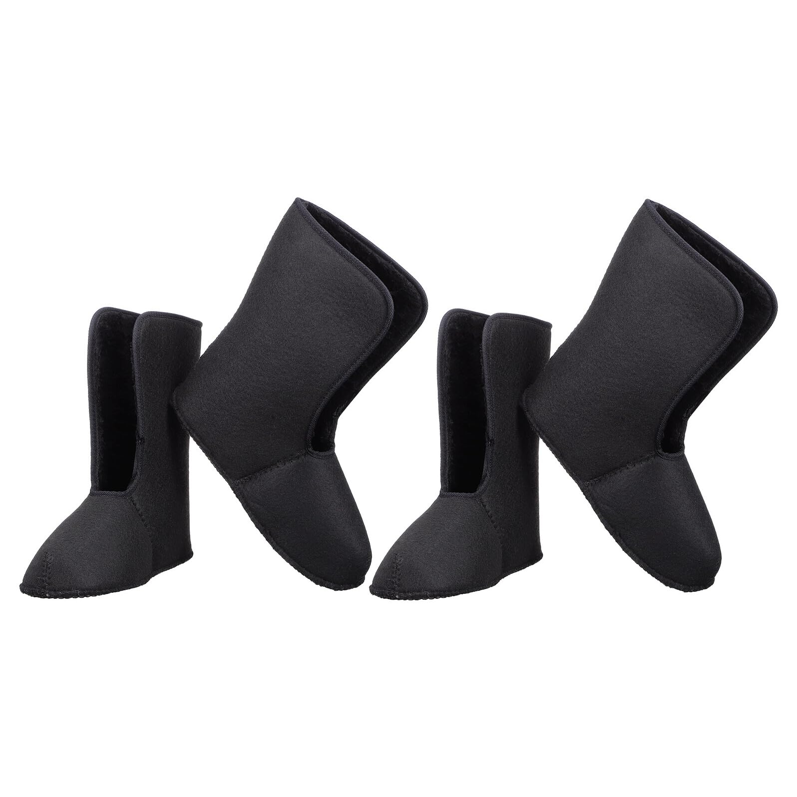 BESTonZON 2 Paires Semelles Isolantes pour Homme Chaudes Amovibles Doublure Pelucheuse Accessoires pour Randonnée Hivernale et Ski
