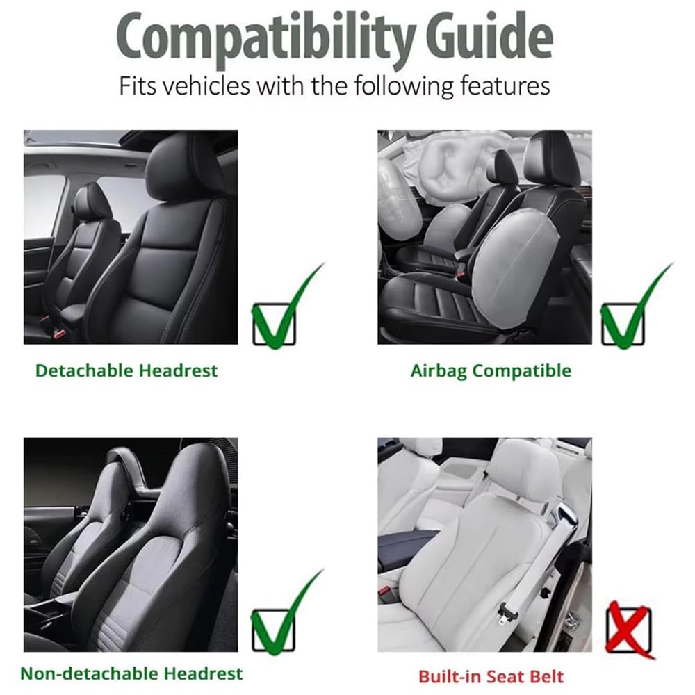 Coprisedili Auto, per Toyota C-HR CHR 2016-2025 2026 Cuscini Protezione Sedile Anteriore Auto Similpelle Impermeabile Antiscivolo Fodera Accessori