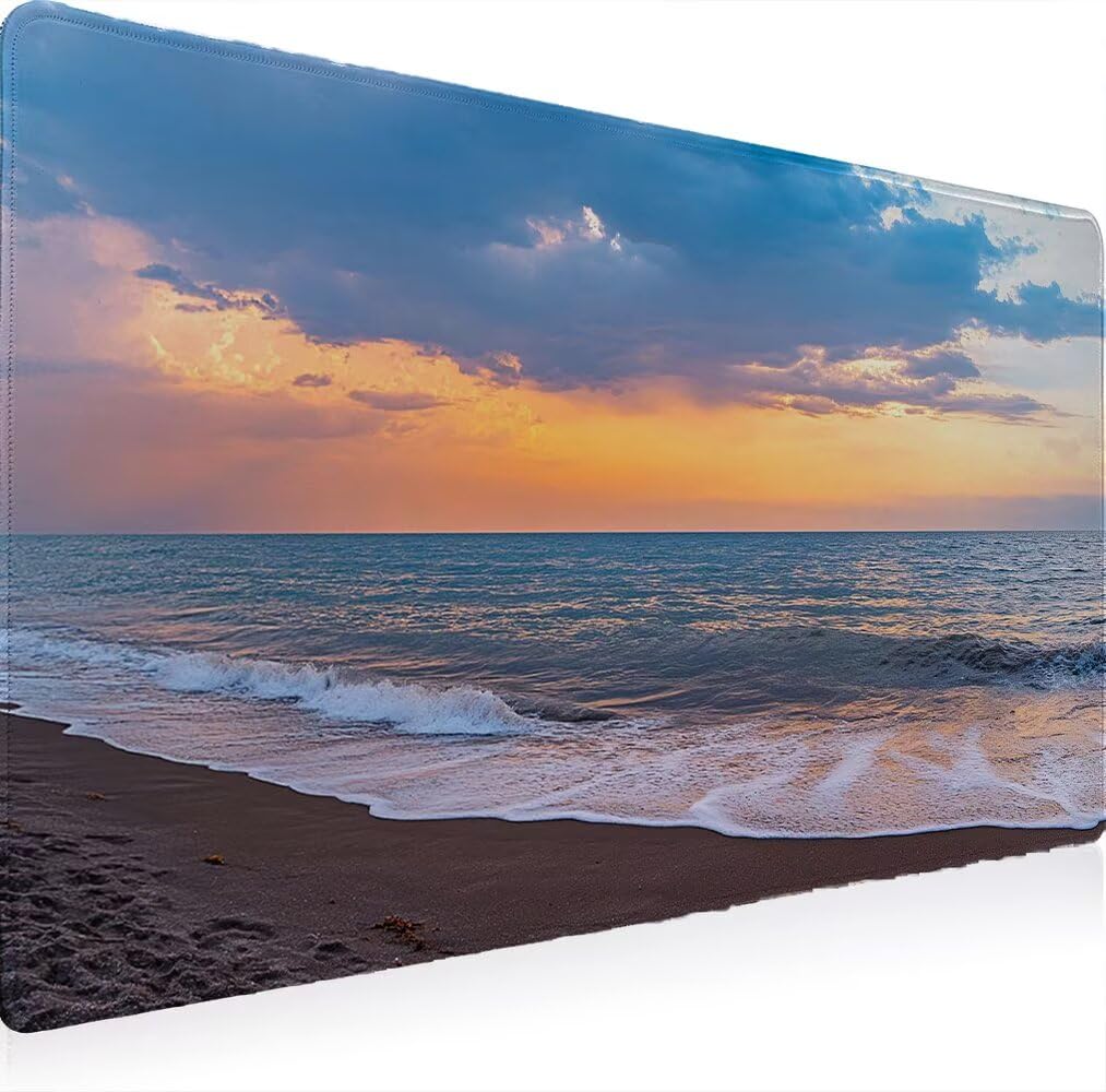 Podkładka pod mysz, podkładka pod mysz XXL 1200 x 600 podkładka pod mysz dla graczy, wodoodporna gumowa podstawa, duża podkładka pod mysz do gier na biurko zszyte krawędzie wodoodporna antypoślizgowa
