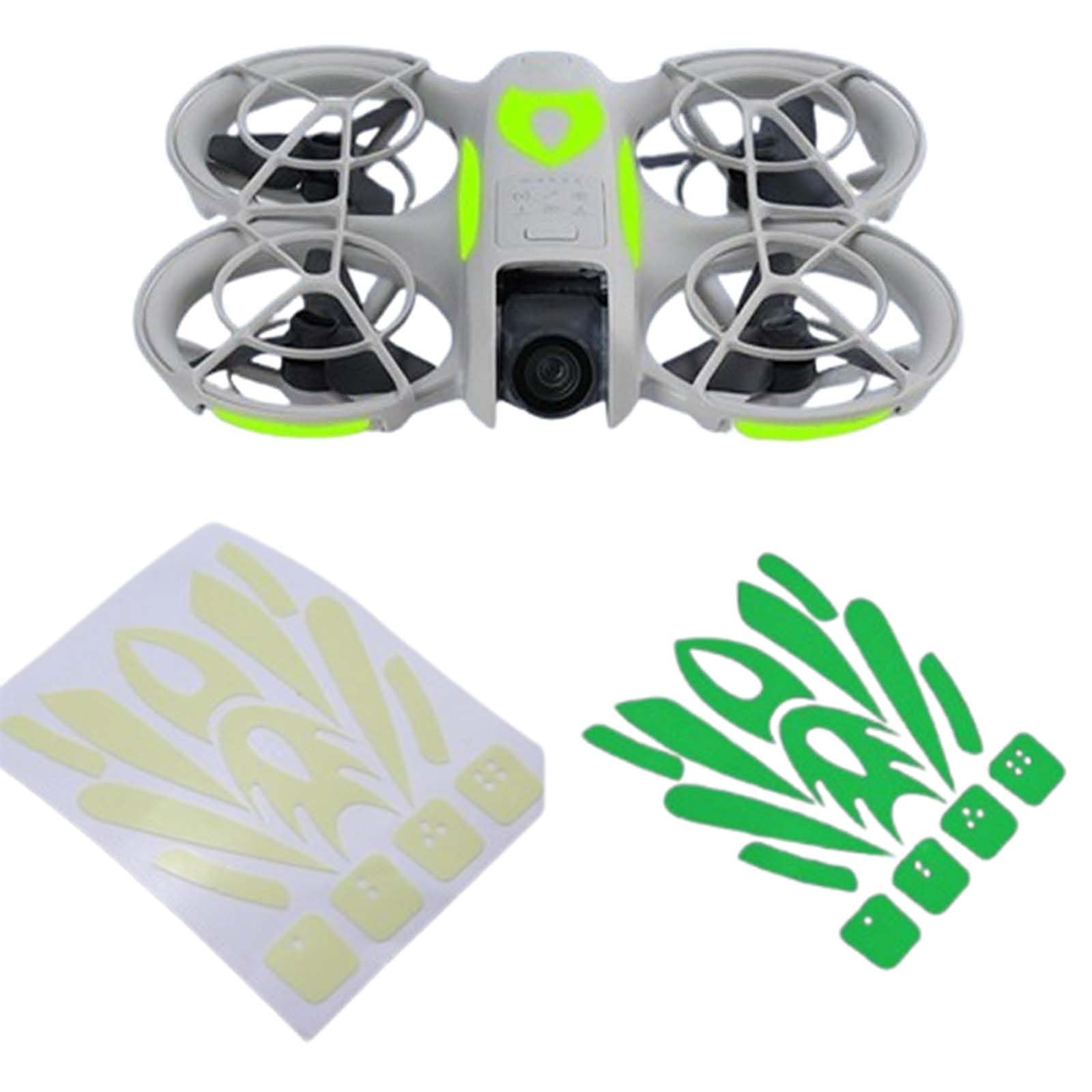 SZZCNOX Drone Night Flying Fluorescent Stickers for DJI NEO Glow-in-The-Dark Sticker Kit Drone Night Flight Glowing Stickers DIY Accessories - Image 2