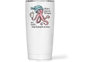 Wish I Was An Octopus So I Could Slap 8 People At Once Insulated Tumbler