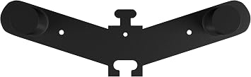 Signature Fitness Weight Plate Storage Rack, Wing Only, Black