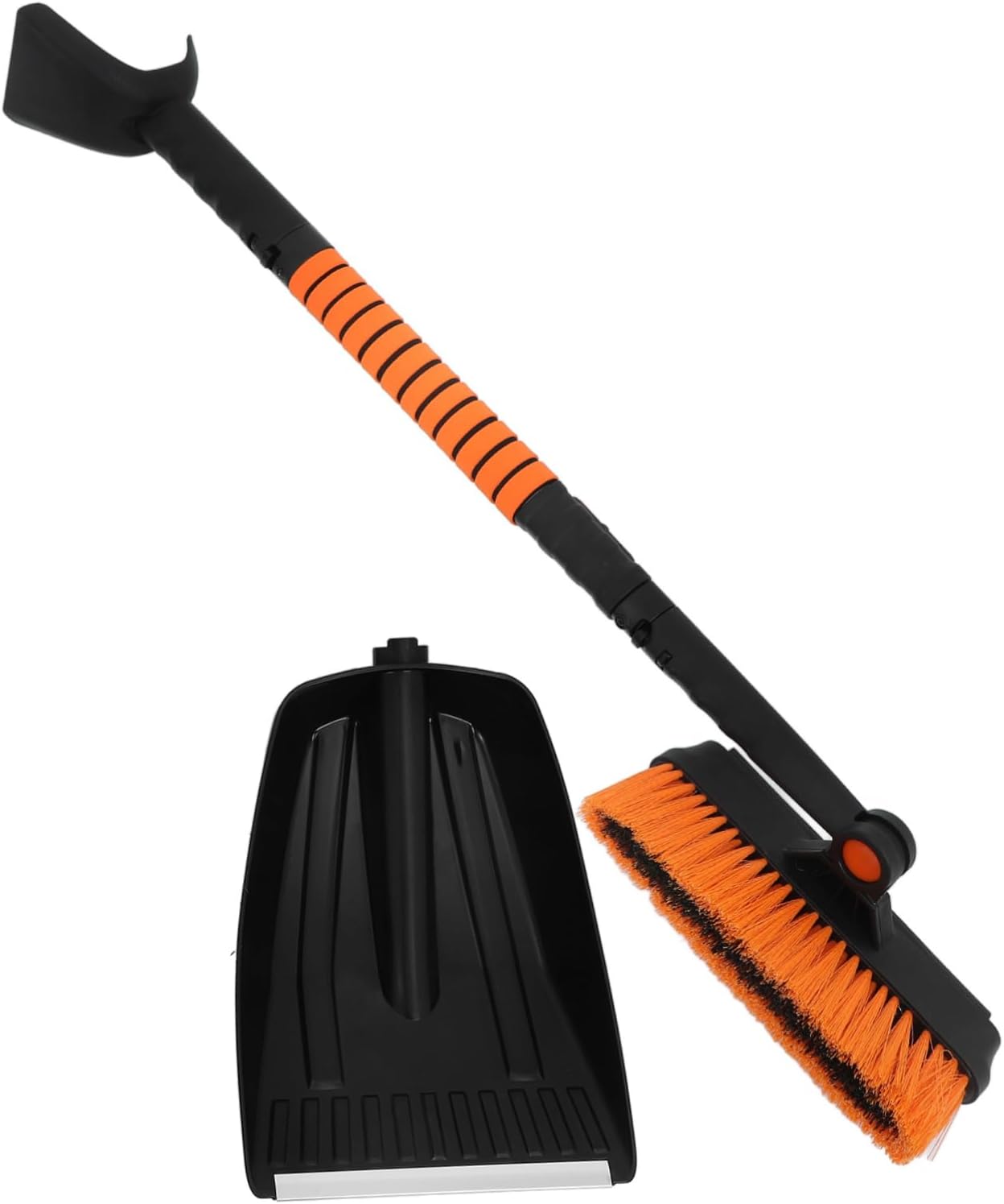 Extendable Snow Brush and Ice Scraper for Car Windshield Winter Snow Removal Tool for SUVs and Trucks Ergonomic Grip