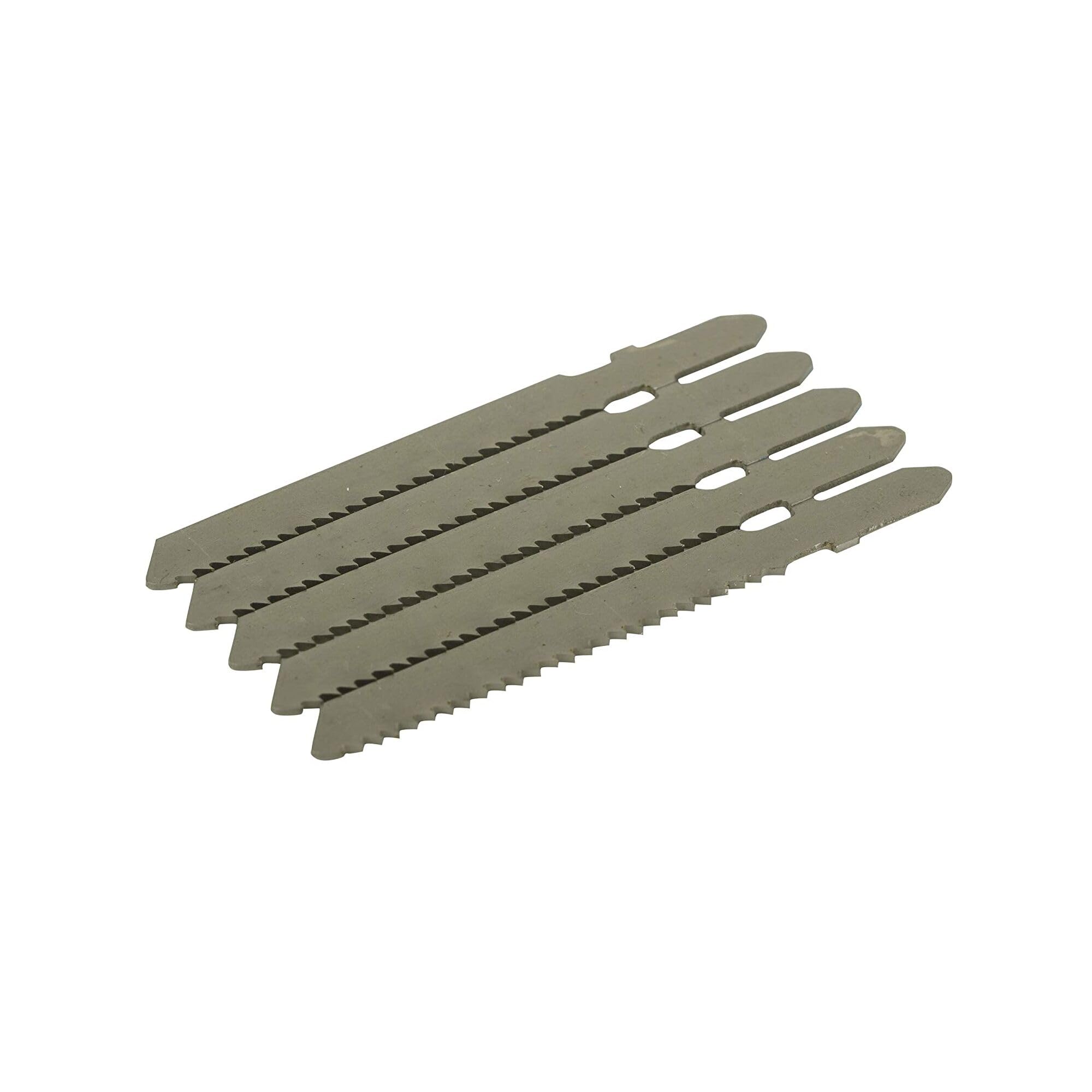DeWalt DT2161-QZ - Hojas de sierra de calar HSS, longitud de 76 mm, paso de diente de 2 mm, para cortes en metales espesos, metales no ferrosos y aluminio