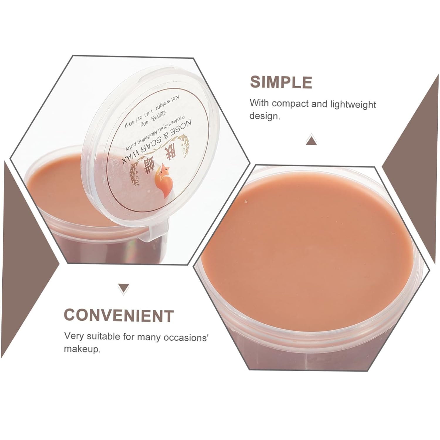 MERRYHAPY Professional Fake Wound Wax Halloween Makeup Scars Burns Body Skin Wax for Special Effects for Party