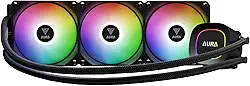 Water Cooler Gamdias Aura GL360 Preto ARGB AMD AM5 Intel LGA 1851