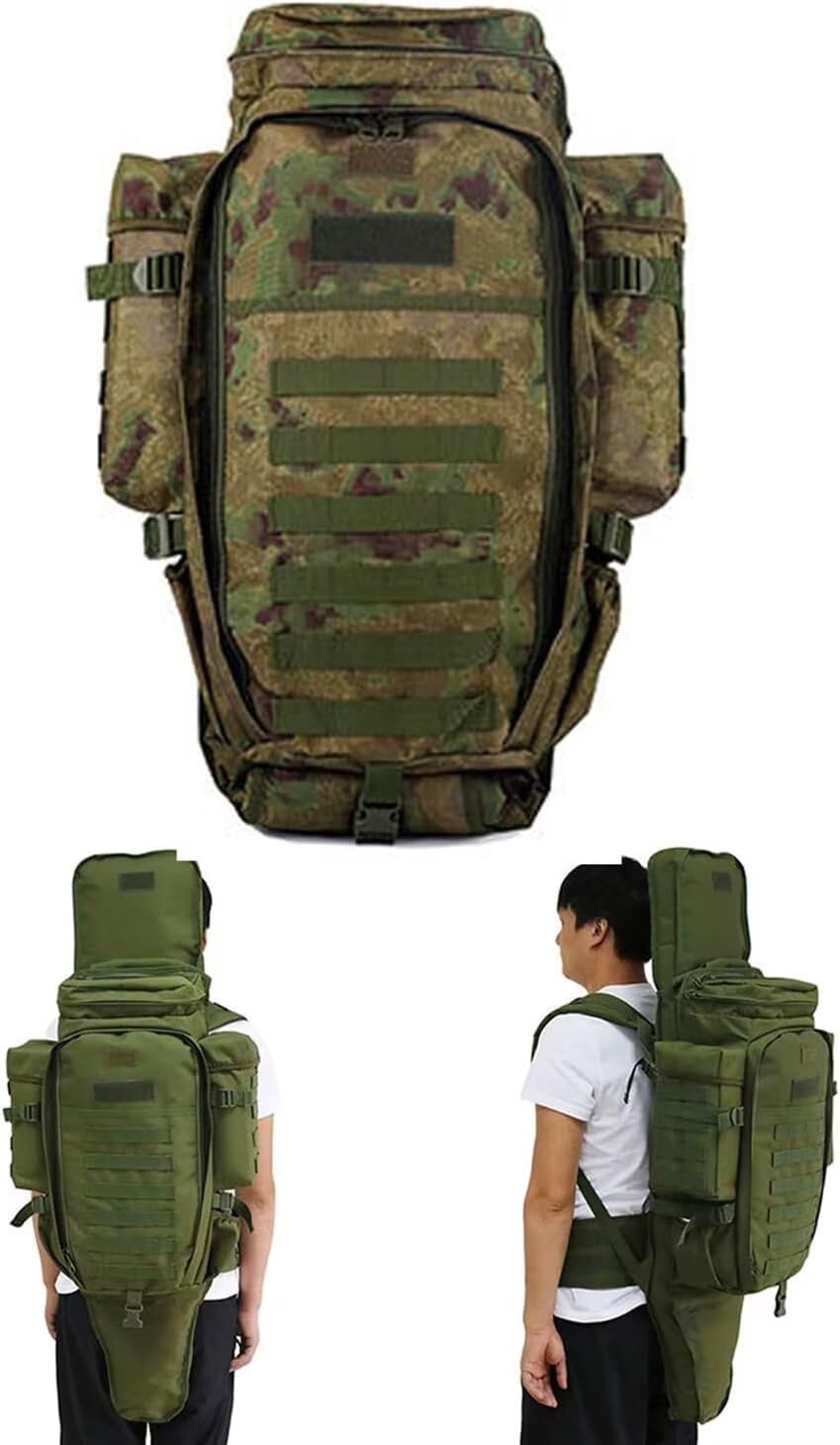Genérico Funda para Rifle Impermeable – Bolsa de Transporte con Correa, Bolsillo Externo, Cremallera Doble con Aro