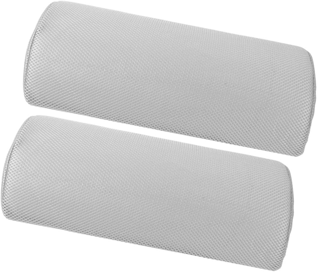 2pcs Ergonomic Elevated Leg Pillow for Comfort and Support for Office Home and Travel Use Mesh Material Semi-Cylindrical Design for Leg Swelling Relief