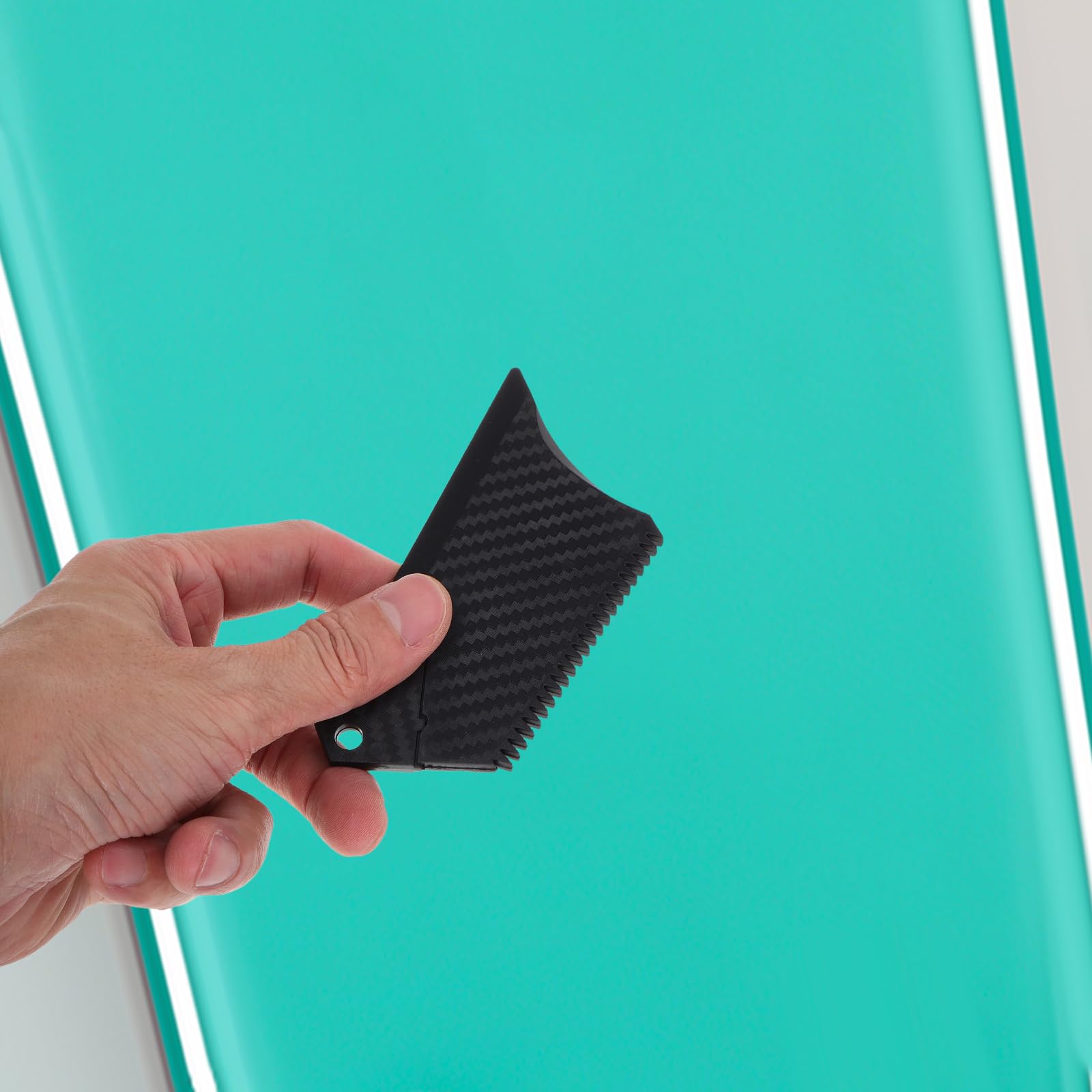 Toddmomy Tabla de Surf Cera Peine, Peine Limpiador De Cera para Tablas De Surf Raspador con Llave De Aleta Herramienta De
