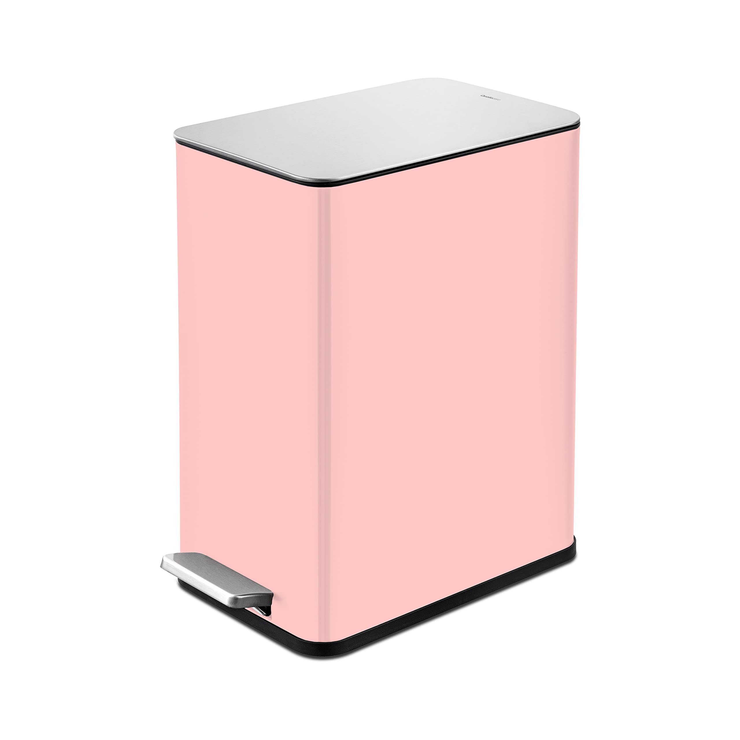 QUALIAZERO10L Trashcan, 2.6 GAL, Rose Pink