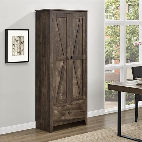 Ameriwood Home Farmington Wide Storage Cabinet, 30", Rustic #TOP7