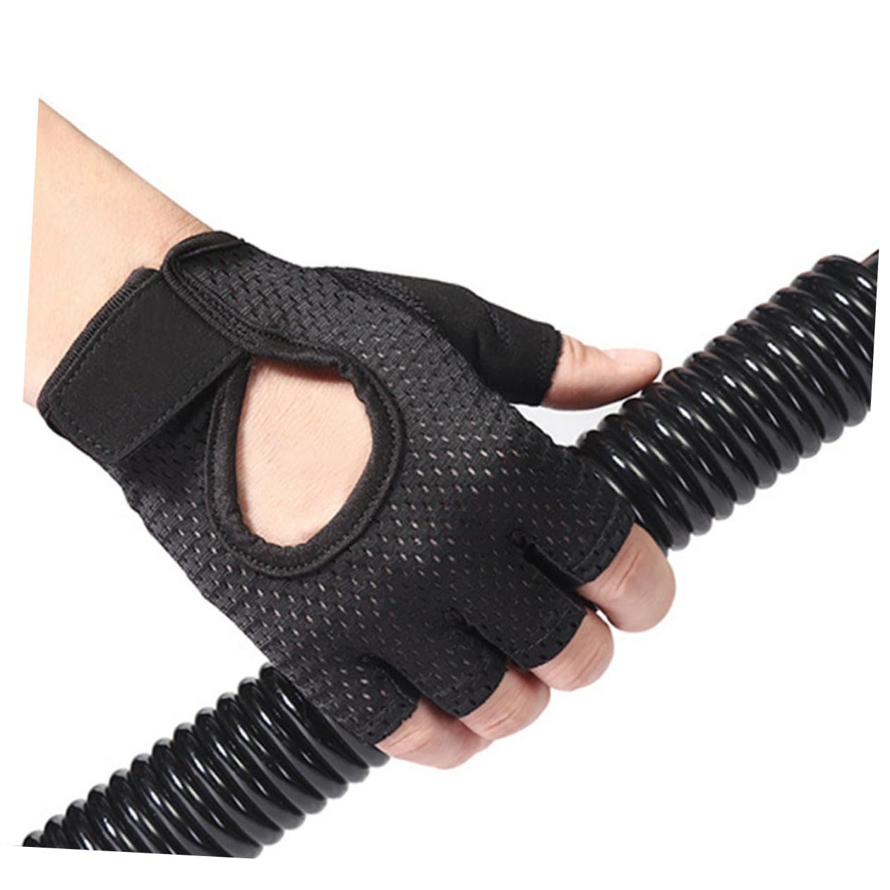 SUPVOX 4 Paia Di Guanti Fitness Traspiranti In Gel Di Silice Da Uomo Con Cinturino Ammortizzante