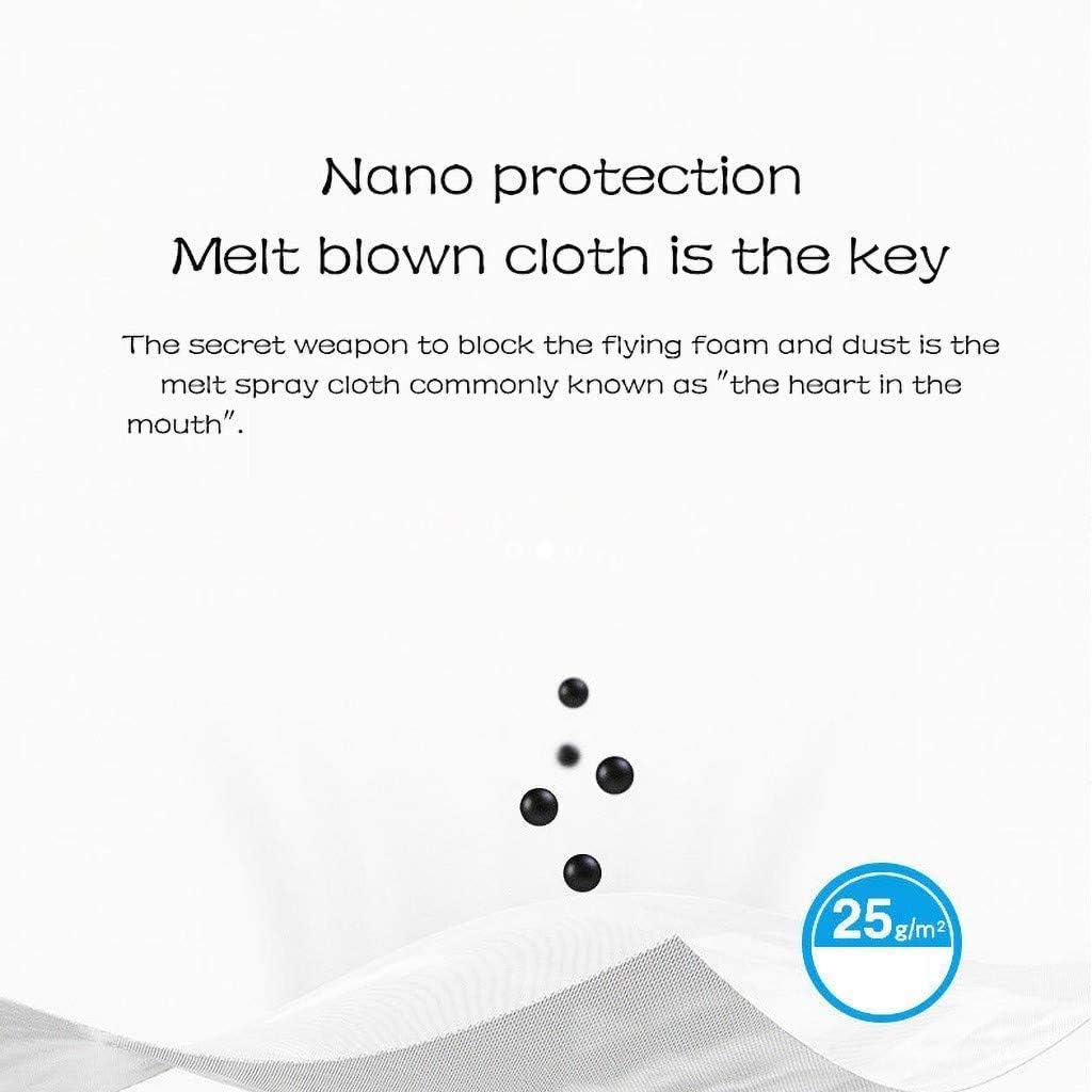 50Pcs Butterfly Printed Black Disposable_Face_Masks for Adult,3-ply Face Protection Covering with Elastic Earloop & Nose Clip,Comfortable & High Filtration &Ventilation (C), YLK-8054