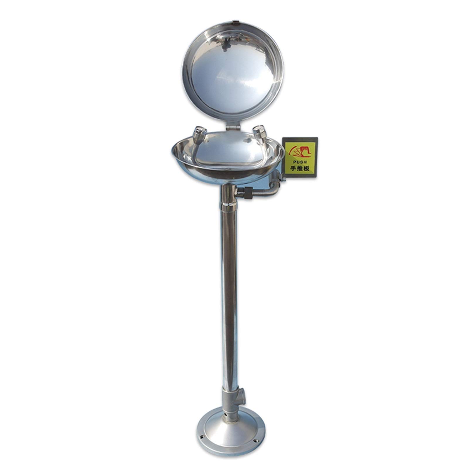 Équipement de nettoyage mural inox style 2 pour lavage oculaire d'urgence