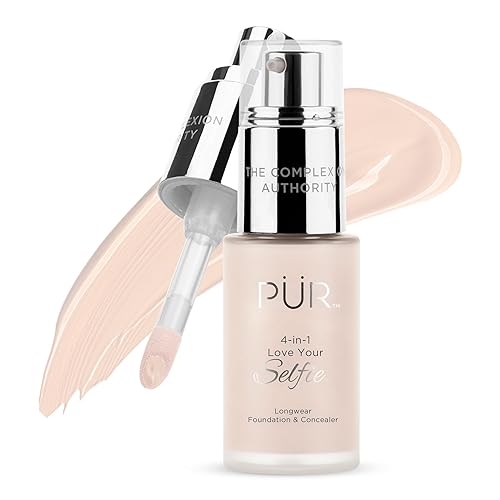Miniatura 39 de PÜR MINERALS 4-in-1 Love Your Selfie Foundation & Concealer - Longwear Full Coverage Liquid Makeup Foundation with Hydrating Blend for