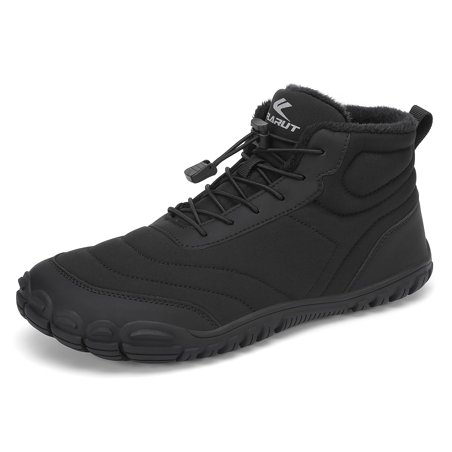 FLARUT Scarpe Invernali a Piedi Nudi Uomo Donna Barefoot Scarpe Foderate Caldo Scarpe a Punta Larga Resistenti all'acqua Scarpe da Trail Running Trekking InvernoStivali