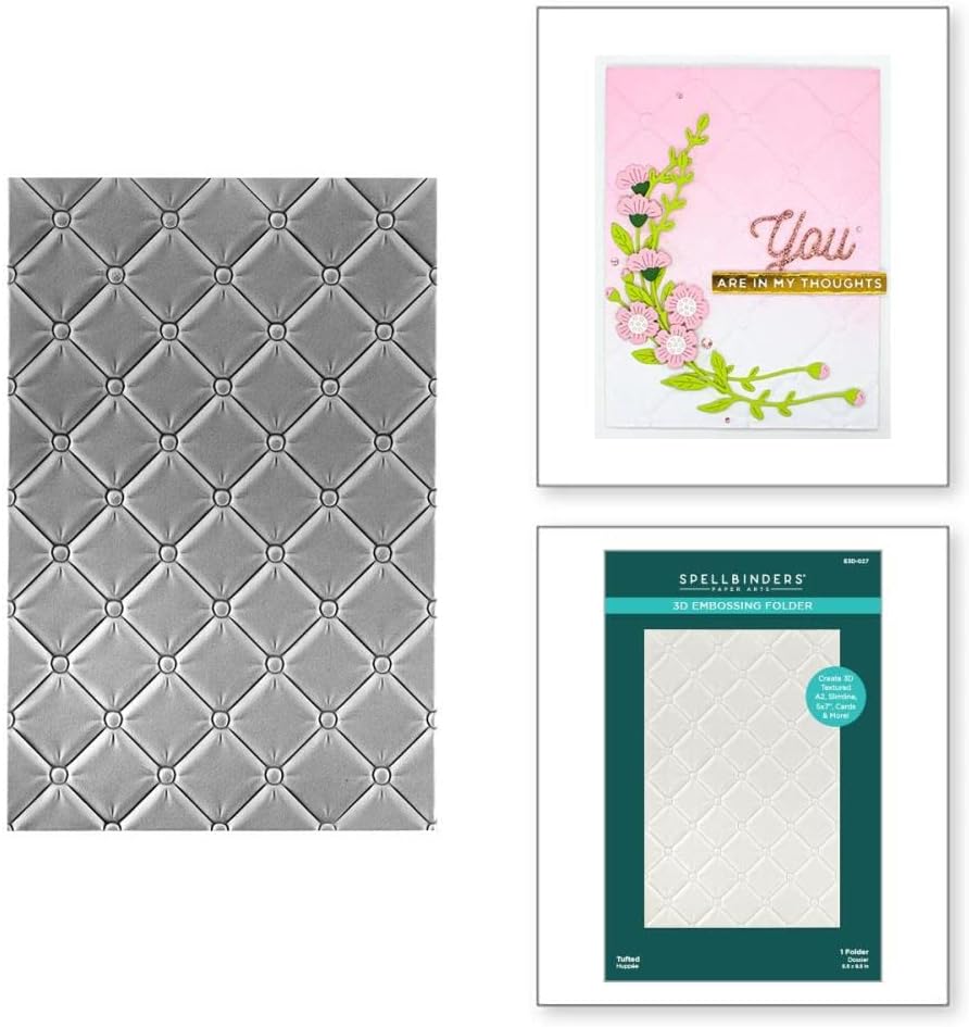 SPELLBINDERS PAPERCRAFTS, INC Tufted 3D Embossing Folder Amazon.ca Home