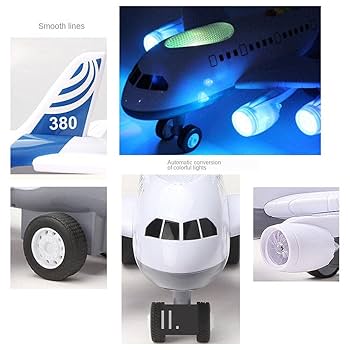 Amazon.co.jp: ライト、歌、音が大きい飛行機のおもちゃの飛行機