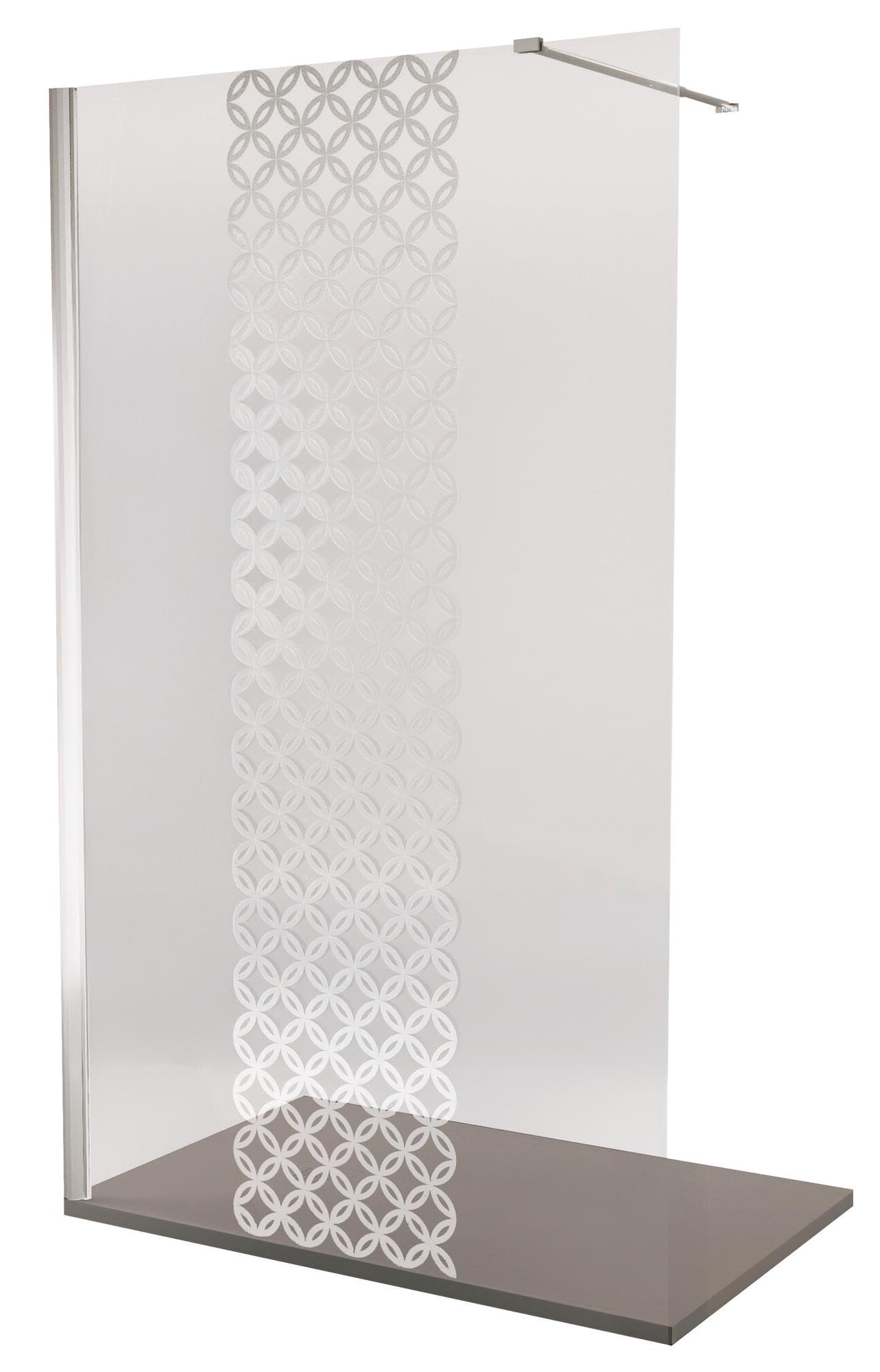 Kit de Paneles de Pared, Vidrio Templado, Resina, 120 x 90 cm | Vidrio Templado, Resina, Acero Inoxidable, Antideslizante, Tratamiento Antical, Reversible, Orientable, Fabricación Europea
