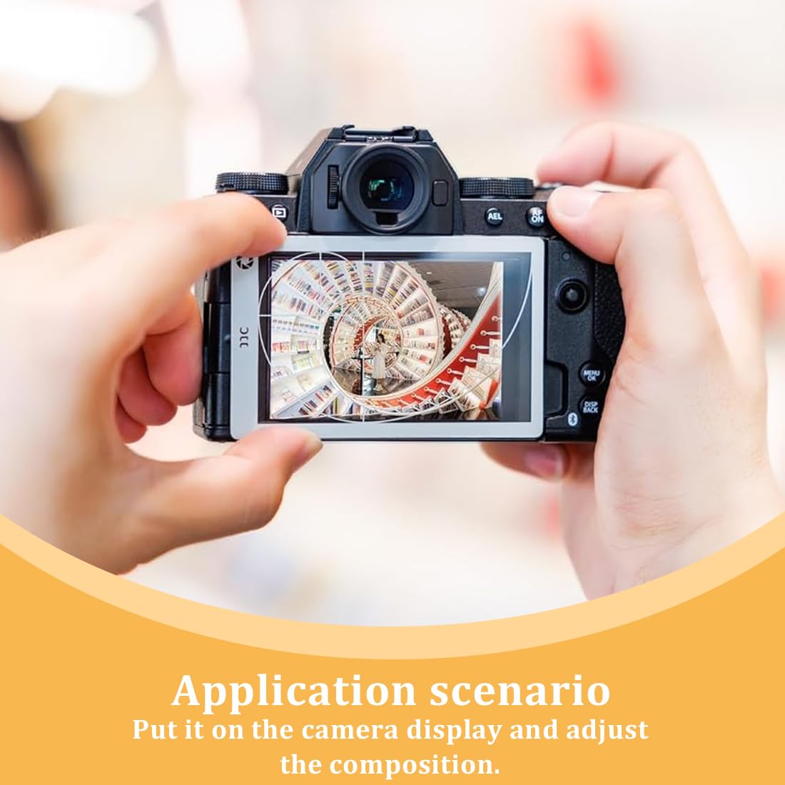 3 Piezas Golden Ratio View Finder, Fibonacci Composition View Finder, herramienta de composición de fotos Fibonacci Viewer Fotografía Tercera Regla Herramienta de composición