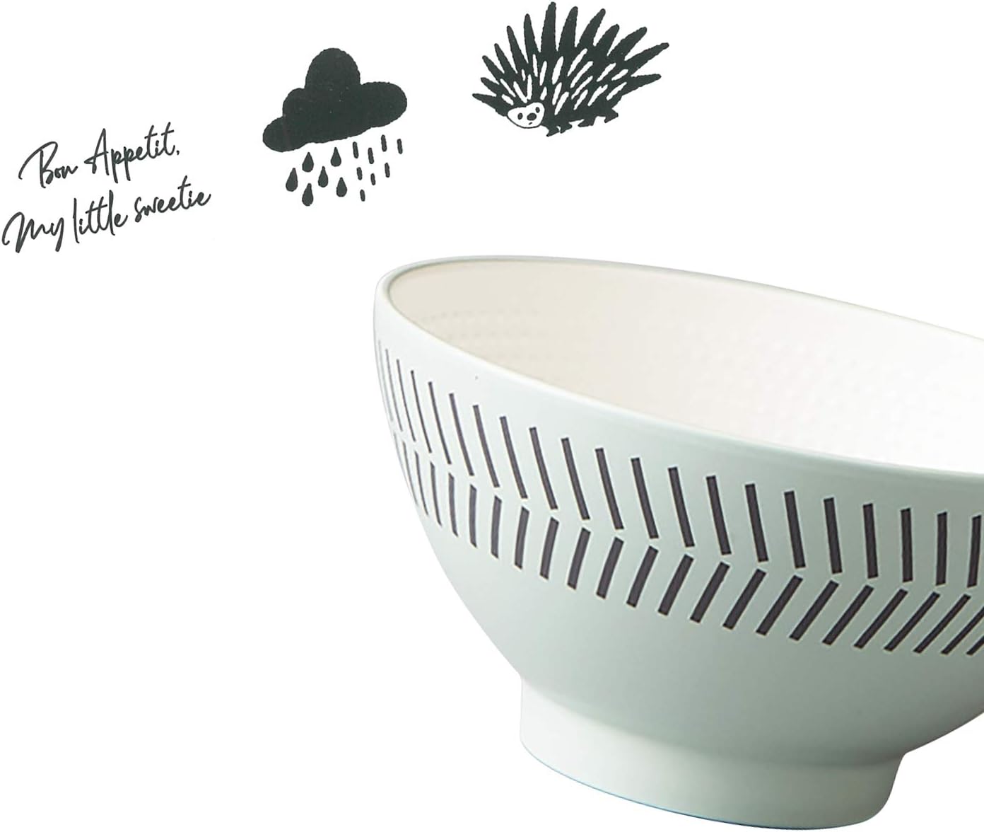 Takenaka Mamma T-96407 Rice Bowl, Microwave Safe, Made in Japan, Mint, Approx. φ4.1 x 2.1 inches (10.5 x 5.3 cm)