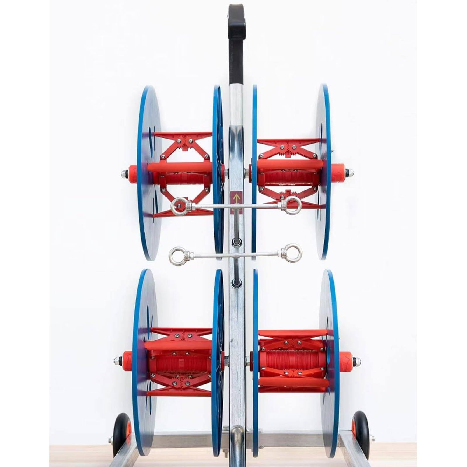 Portabobine per cavi elettrici per impieghi gravosi con vassoio di stoccaggio, supporto multi-cavo elettrico, organizer regolabile per cablaggi automobilistici per uso industriale