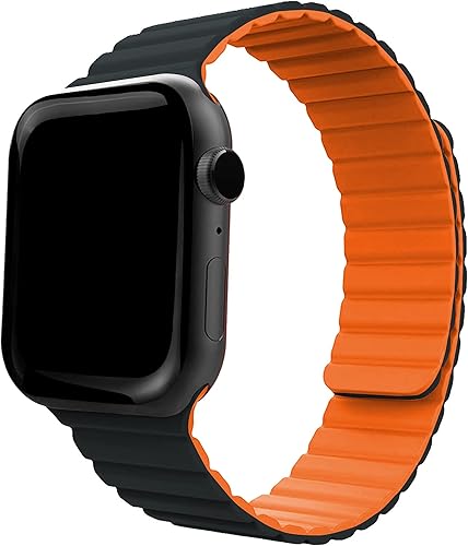 Correas de reloj magnéticas de silicona para Apple Watch de 1.49, 1.57, 1.61, 1.65 y 1.73 pulgadas, correa de bucle ajustable con fuerte cierre