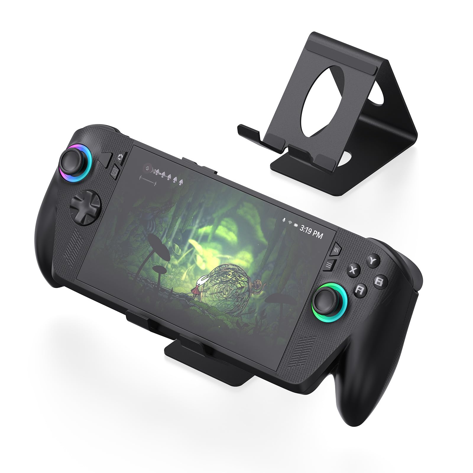 Supporto da Scrivania per ROG Xbox Ally X/ROG Xbox Ally/PS Portal/Steam Deck/MSI Claw/Switch 2/Legion Go,Base Staffa da Scrivania in Metallo per Console Portatile da Gioco Handheld,Nero