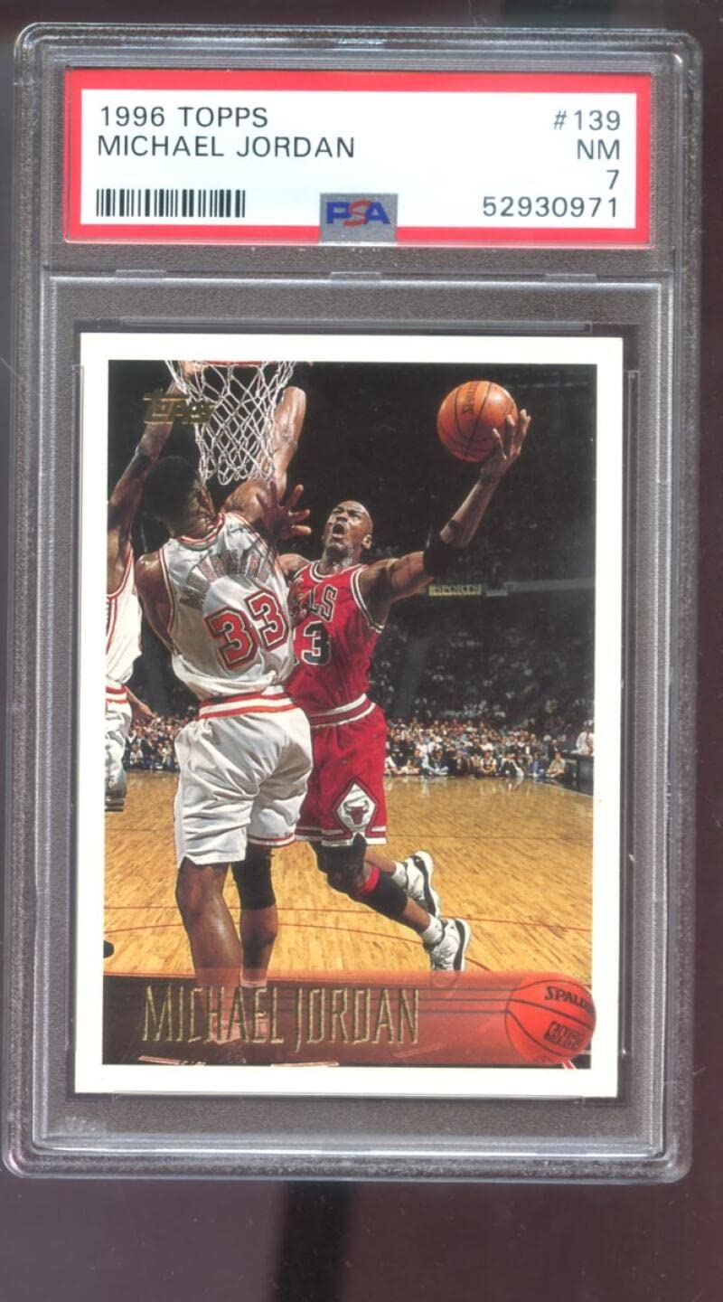 Amazon.com: 1996-97 Topps #139 Michael Jordan PSA 7 Graded