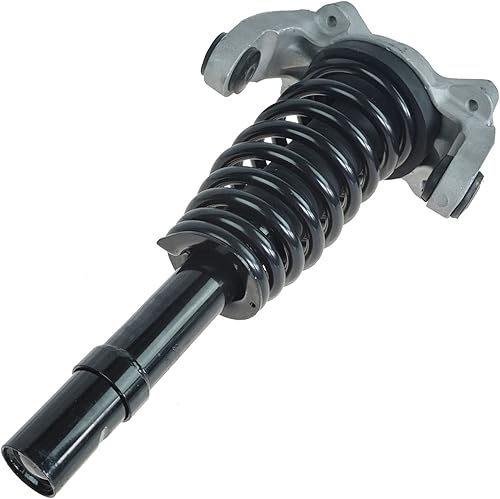 Miniatura 1220 de TRQ Kit de suspensión delantera, conjunto de amortiguadores y resortes, barra estabilizadora, enlace estabilizador compatible con Chevrolet