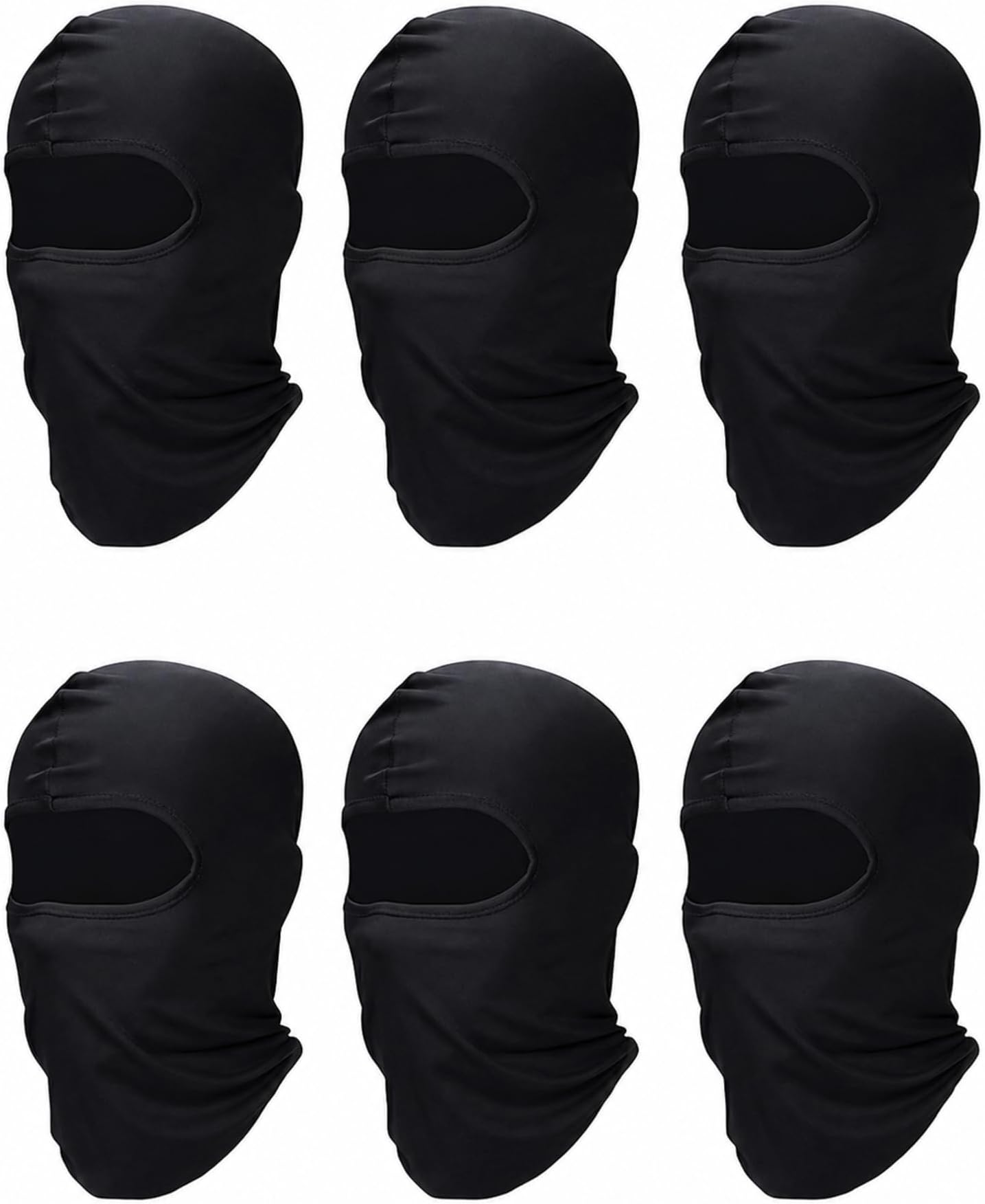 6 Pcs Ski Mask Cover Balaclava Full Face Mask Summer Face Cover UV Windproof Balaclava for Men Women Outdoor Sports