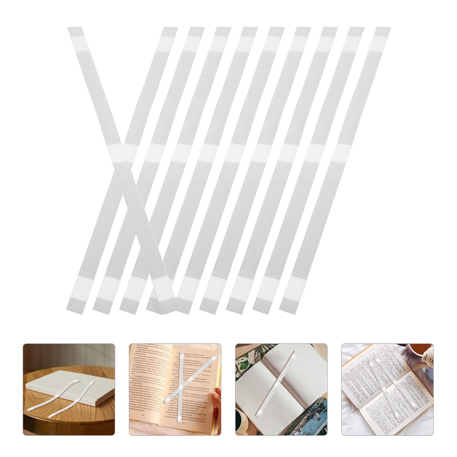 NUOBESTY 20pcs Hot Melt Glue Strips 18mm Book Binding Tape Multi-use Binding Glue Sticks for Document and Photo Album Repair