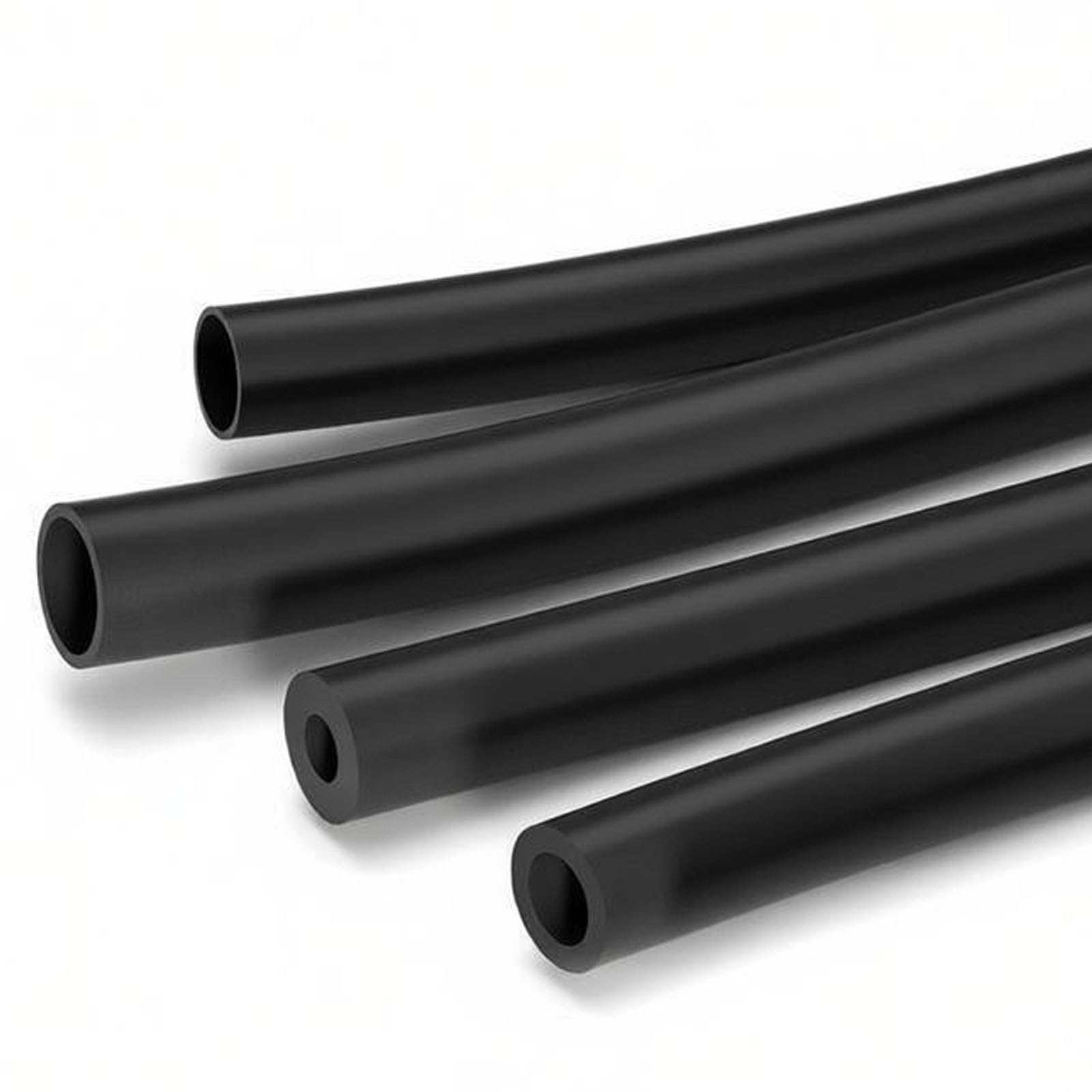 CXGBQSJ Teflon Tube PTFE Tubing Heavy Duty Low Friction Engineering Plastic Pipe for Automotive Fuel Lines Pneumatic Systems,ID1*OD2mm/5m