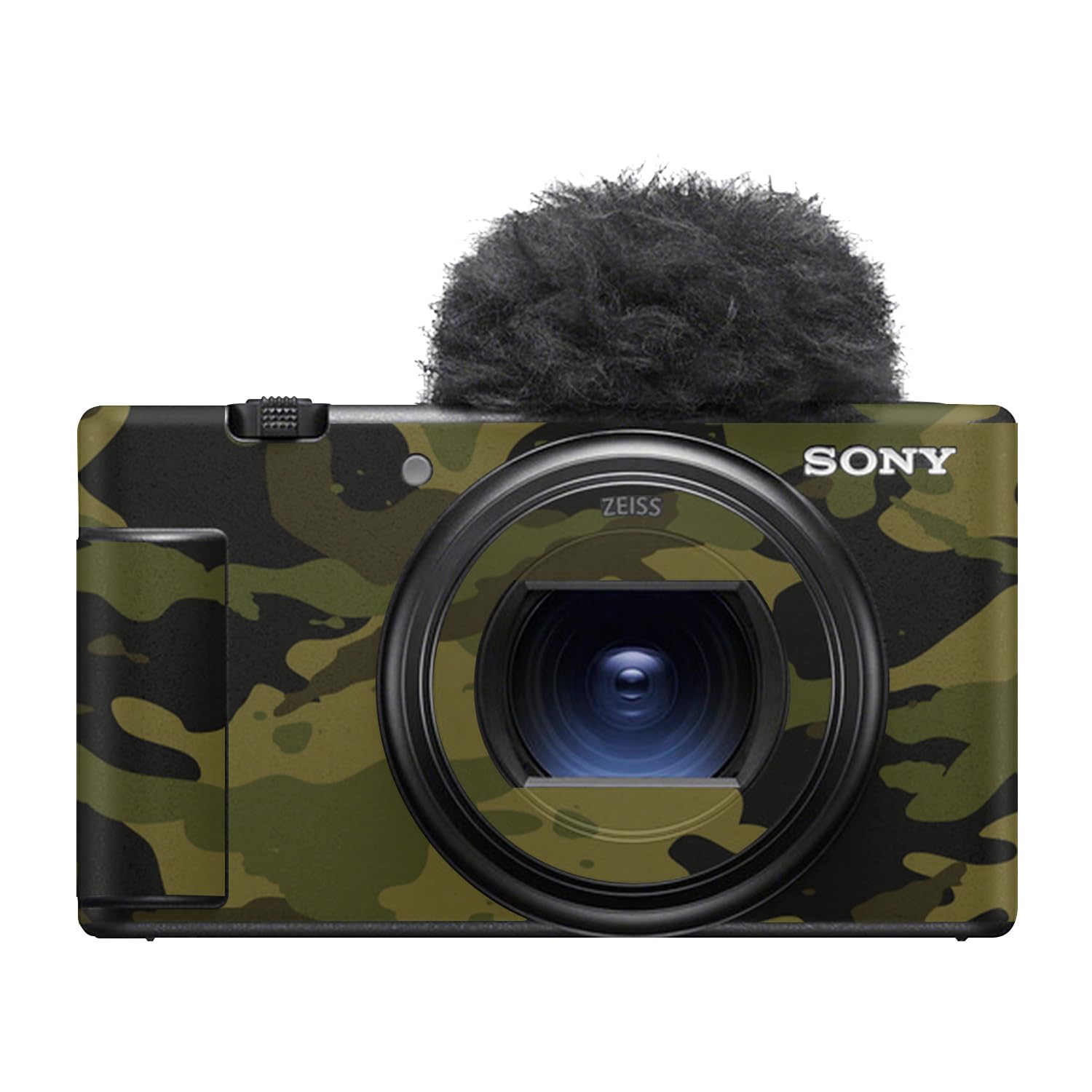 Camera Skin Compatible with Sony ZV-1 Mark II (2023) - Green Camouflage - Premium 3M Vinyl Protective Wrap Decal Cover - Easy to Apply | Crafted in the USA by MightySkins