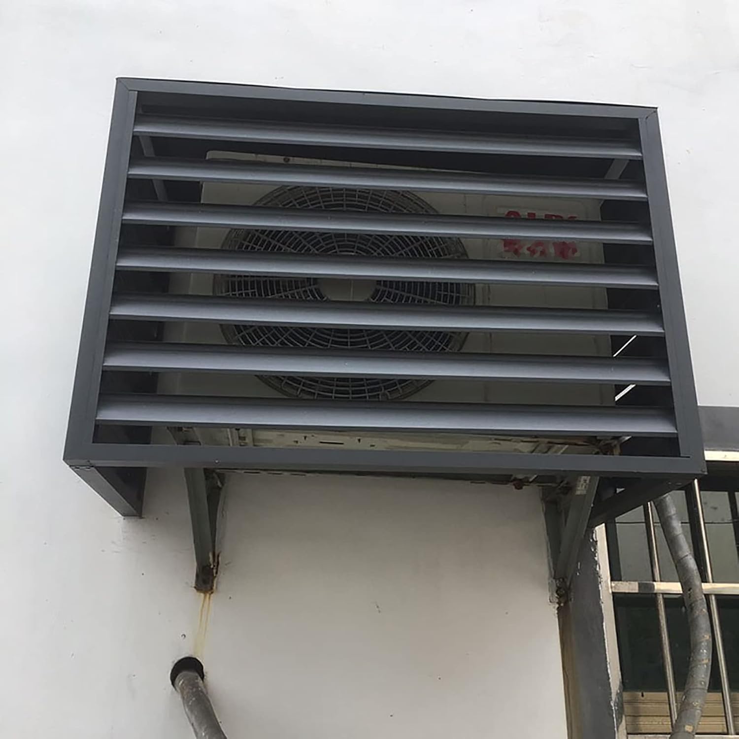 Air Conditioner Covers Outdoor, Air Conditioner Fence Screen, Outdoor Air Conditioner Decorative Privacy Screen, Freestanding Louvered Space Divider, Trash Enclosure Fence Screen, Privacy Fence (Size