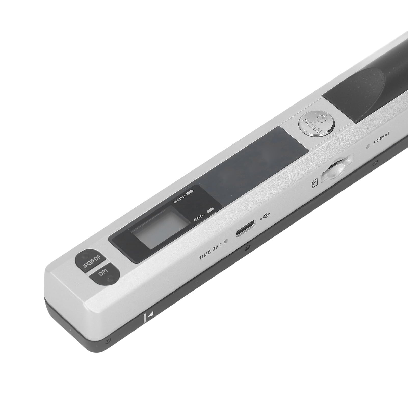 Escáner Portátil, Escáner Portátil a Formato JPG PDF, Fácil de Conectar, Plug and Play para Papel A4 (Silver)
