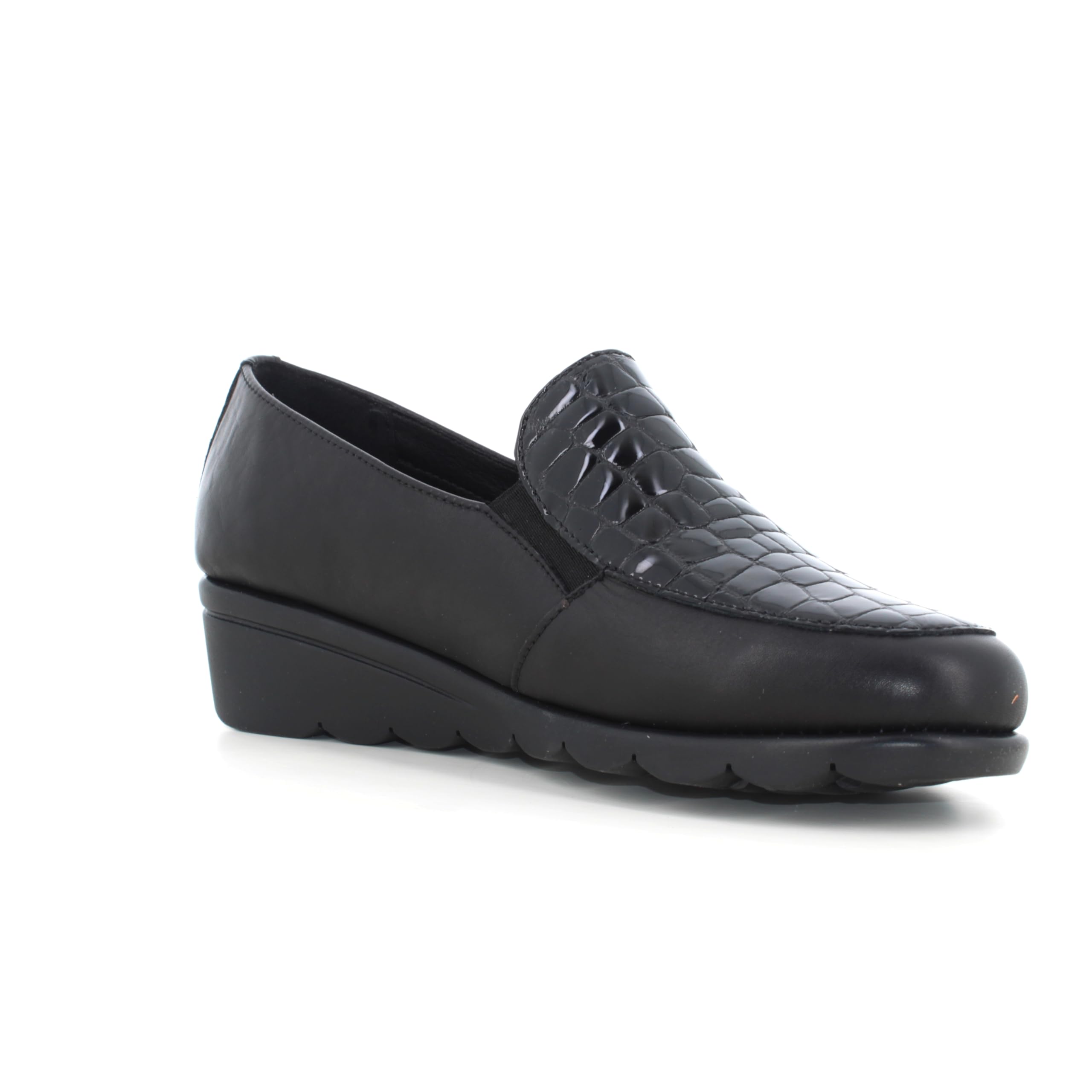 Valleverde Mocassini Donna VS10301E Pelle Nero Calzature Casual