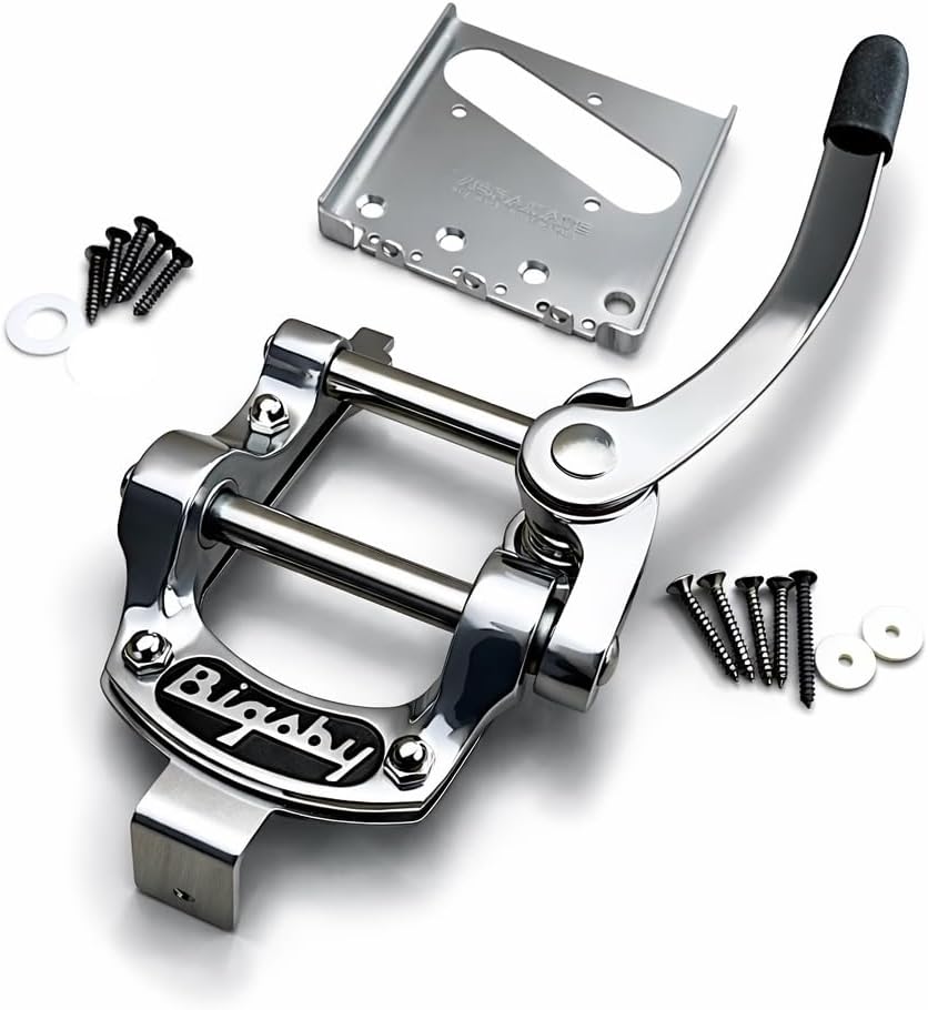 Bigsby, B5, For Flat-Top Electric Guitars + Adapter Kit - Vibramate V5 - P-GB5-A/P-GV5-TEV