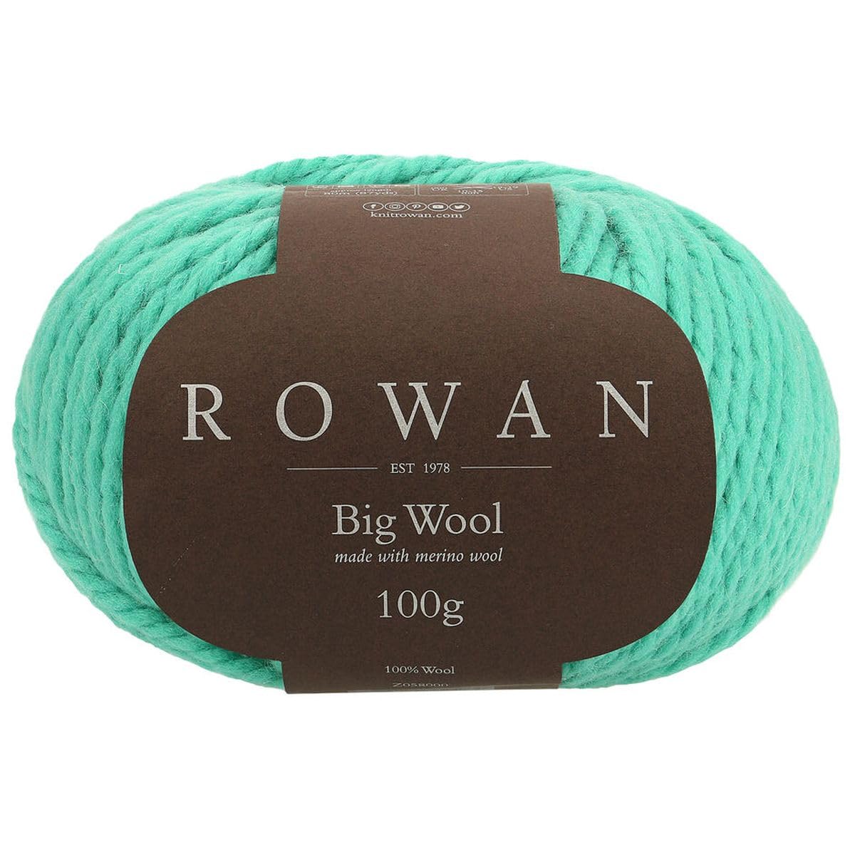Rowan Big Wool Midori 100% Wool Yarn - 100g — image 1