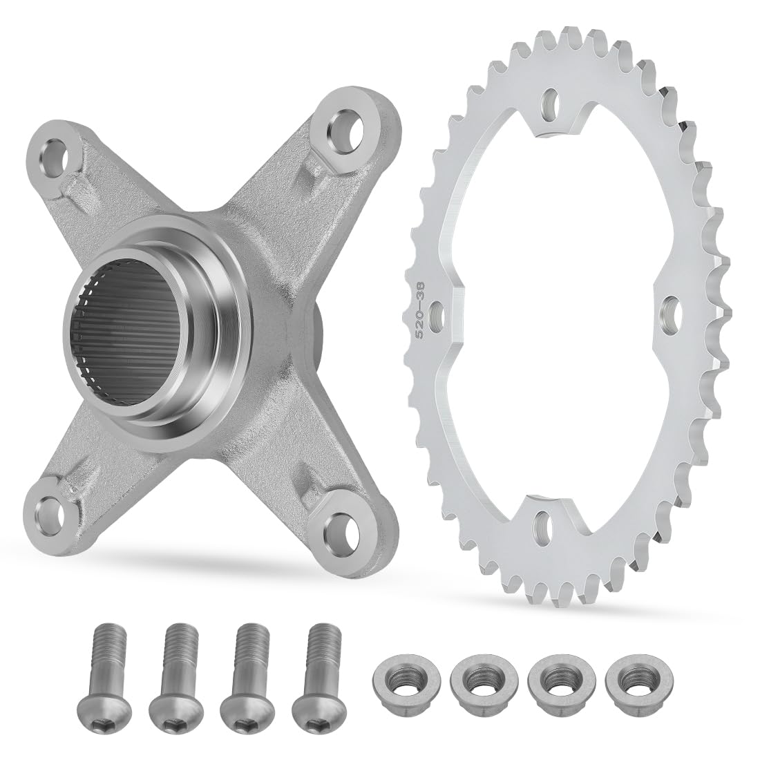 Kit couronne d’essieu arrière & support de moyeu pour Yama-ha Raptor 250 YFM250 350 YFM350 2004-2013 5YT253860000 5TG254381000